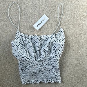 Pacsun Black and White Top!